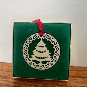 Lenox China Yuletide Ornament.  Might need the red ribbon replaced still great